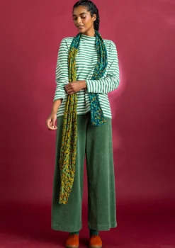 Gudrun Sjödén Randig halvpolo i ekologisk bomull