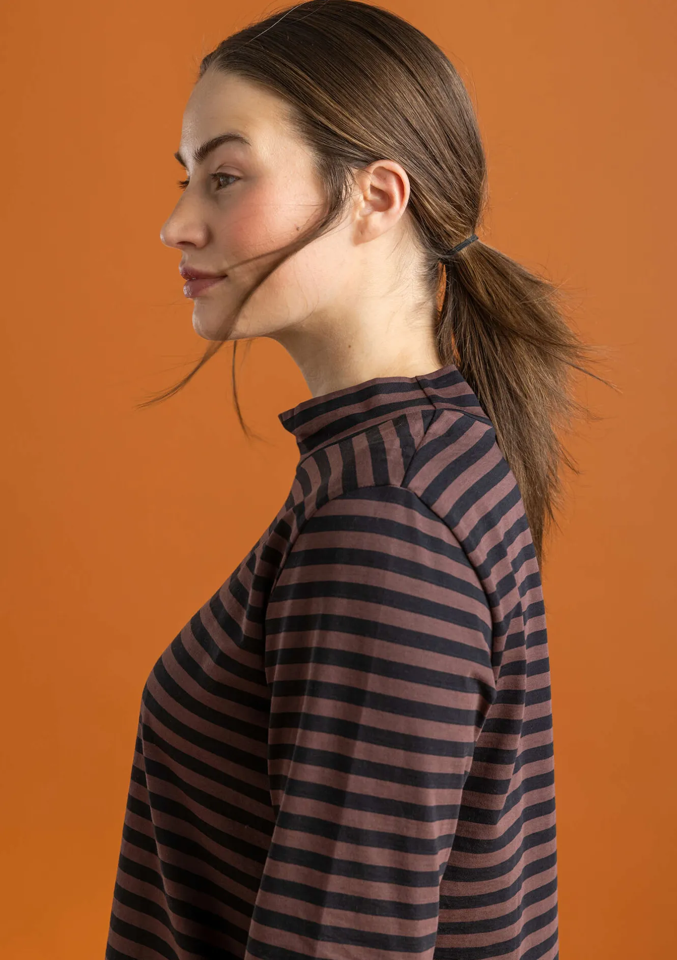 Gudrun Sjödén Randig halvpolo i ekologisk bomull