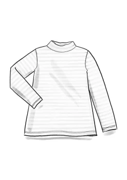 Gudrun Sjödén Randig halvpolo i ekologisk bomull