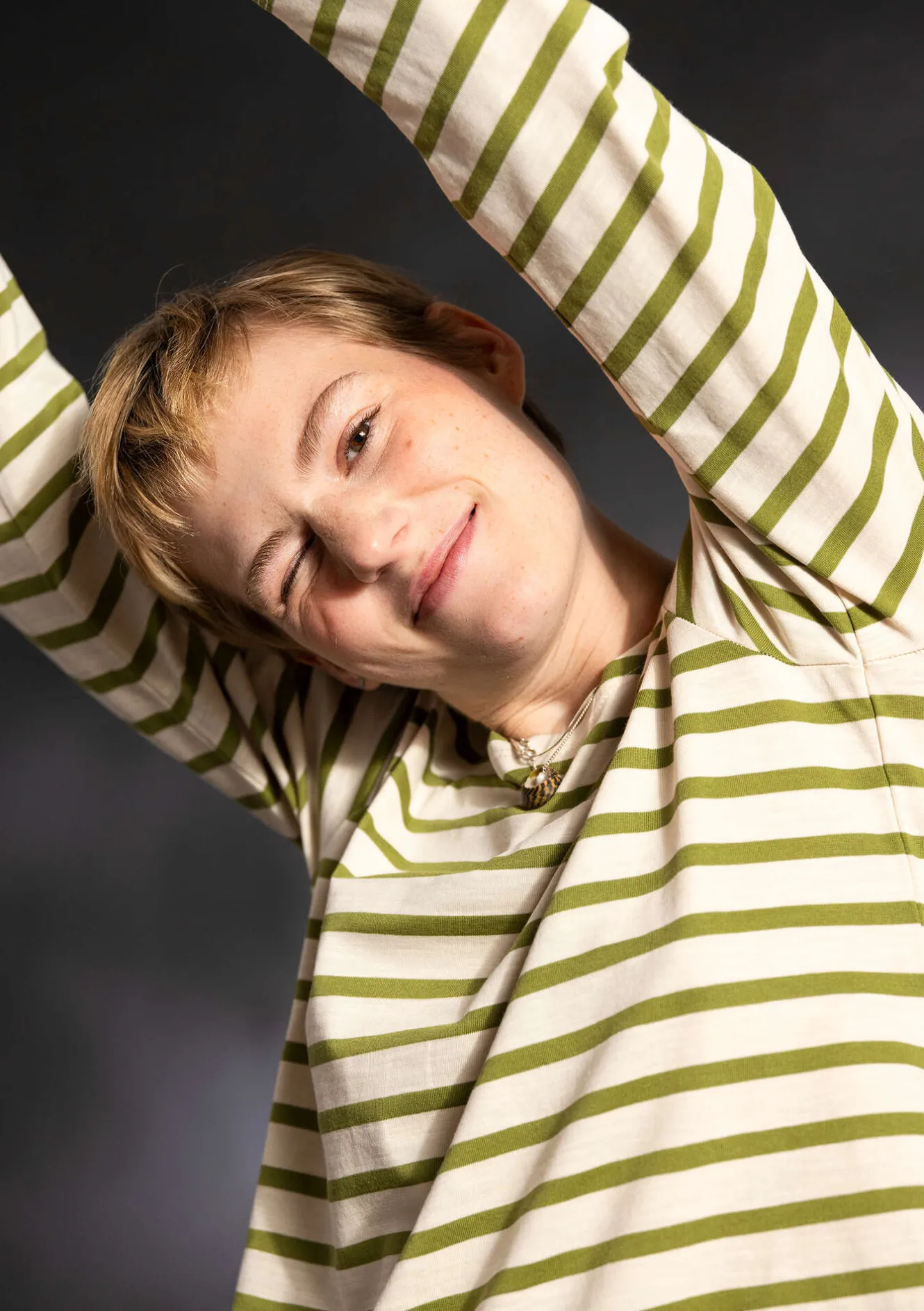 Gudrun Sjödén Randig top i ekologisk bomull/modal