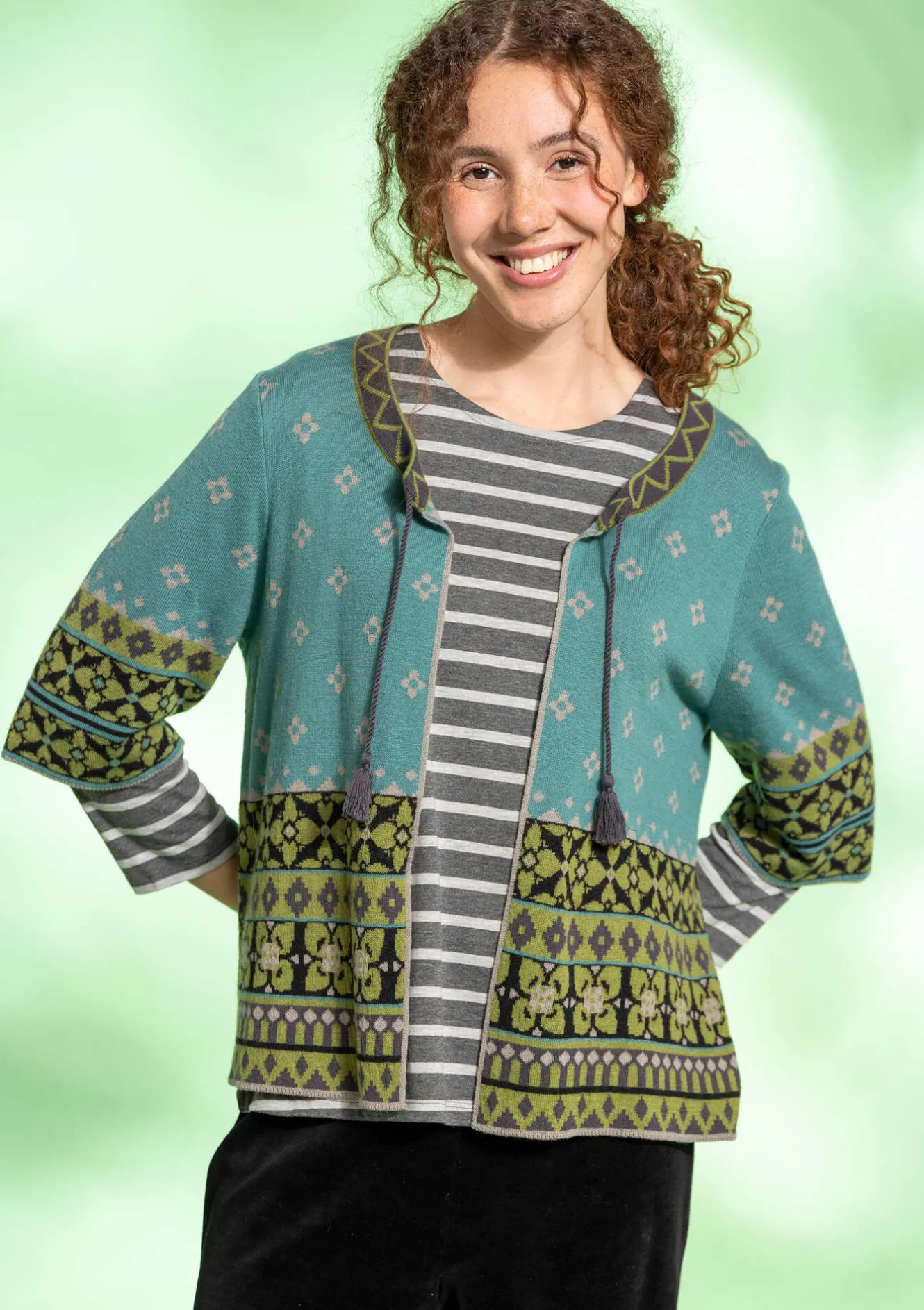 Gudrun Sjödén Randig top i ekologisk bomull/modal