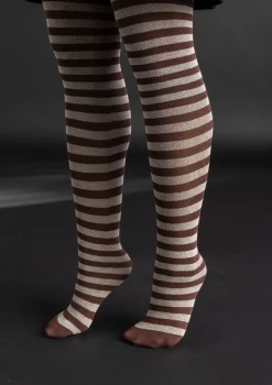 Gudrun Sjödén Randiga strumpbyxor i ekologisk bomull