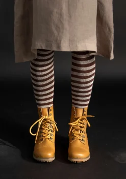 Gudrun Sjödén Randiga strumpbyxor i ekologisk bomull