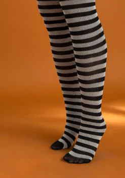 Gudrun Sjödén Randiga strumpbyxor i ekologisk bomull