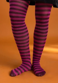 Gudrun Sjödén Randiga strumpbyxor i ekologisk bomull