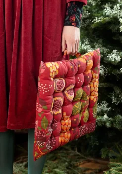 Gudrun Sjödén Sittdyna "Fruits" i ekologisk bomull