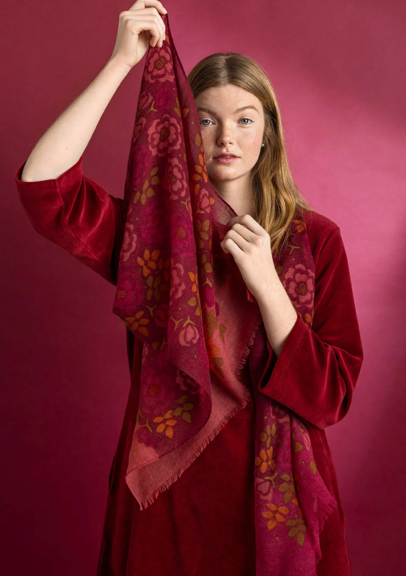 Gudrun Sjödén Sjal "Astrid" i ull