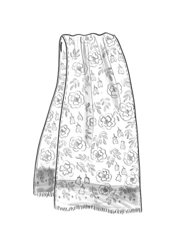 Gudrun Sjödén Sjal 