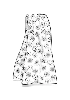 Gudrun Sjödén Sjal "Clay" i ekologisk bomull