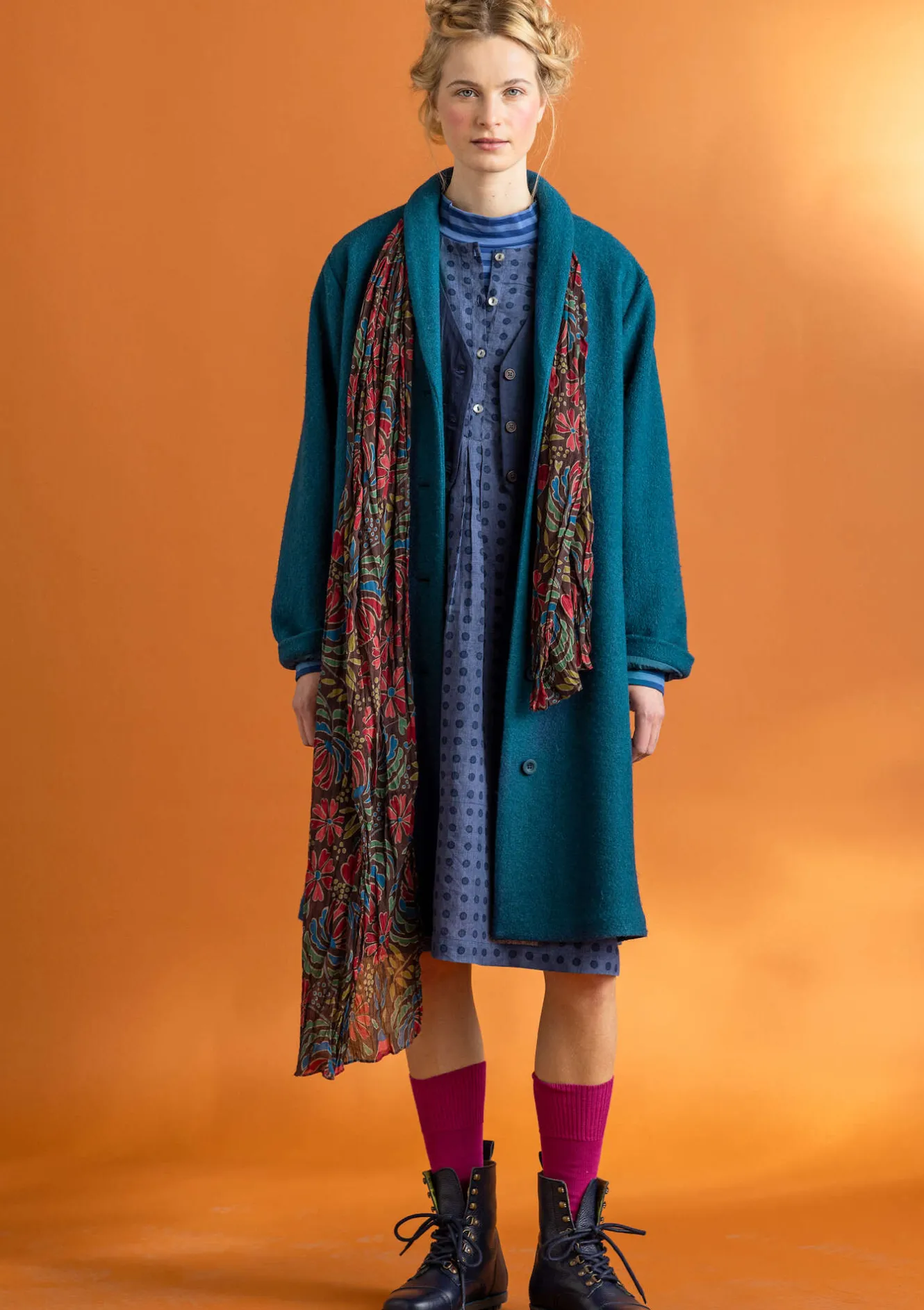 Gudrun Sjödén Sjal "Hedda" i ekologisk bomull