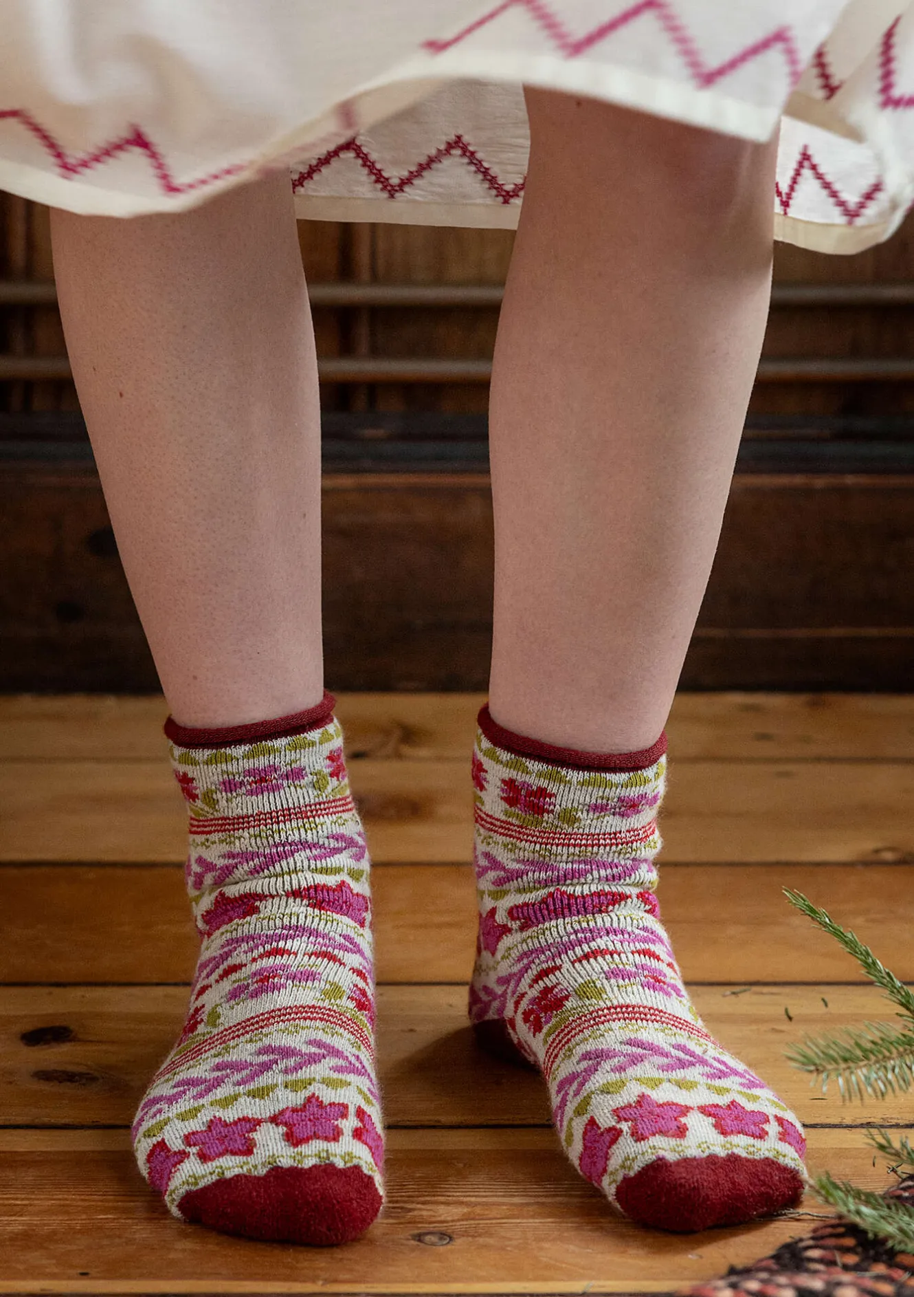 Gudrun Sjödén Socka "Twinkle" i ullfrotté