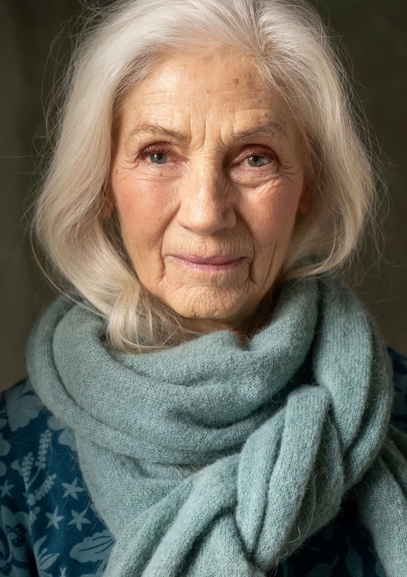 Gudrun Sjödén Stickad halsduk i alpackamix