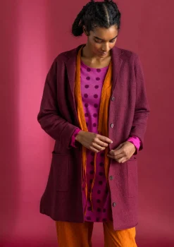 Gudrun Sjödén Stickad kavaj i filtad ekologisk ull