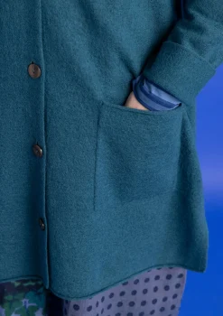 Gudrun Sjödén Stickad kavaj i filtad ekologisk ull