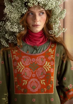 Gudrun Sjödén Stickad klänning "Stine" i ekologisk/återvunnen bomull