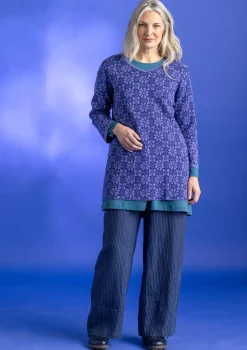 Gudrun Sjödén Stickad tunika "Freja" i ekologisk/återvunnen bomull