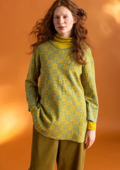 Gudrun Sjödén Stickad tunika "Freja" i ekologisk/återvunnen bomull
