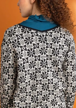 Gudrun Sjödén Stickad tunika "Freja" i ekologisk/återvunnen bomull