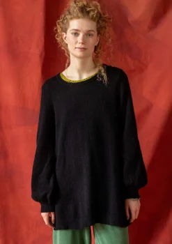 Gudrun Sjödén Stickad tunika "Vinternatt" i alpackamix