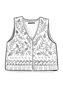 Gudrun Sjödén Stickad väst 