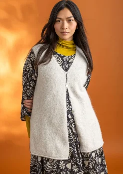 Gudrun Sjödén Stickad väst i alpackamix