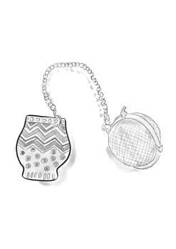 Gudrun Sjödén Tesil "Flower pots" i keramik/metall