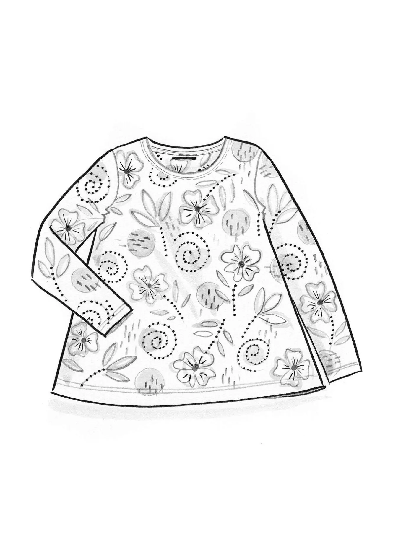 Gudrun Sjödén Top "Bhumika" i ekologisk bomull/modal