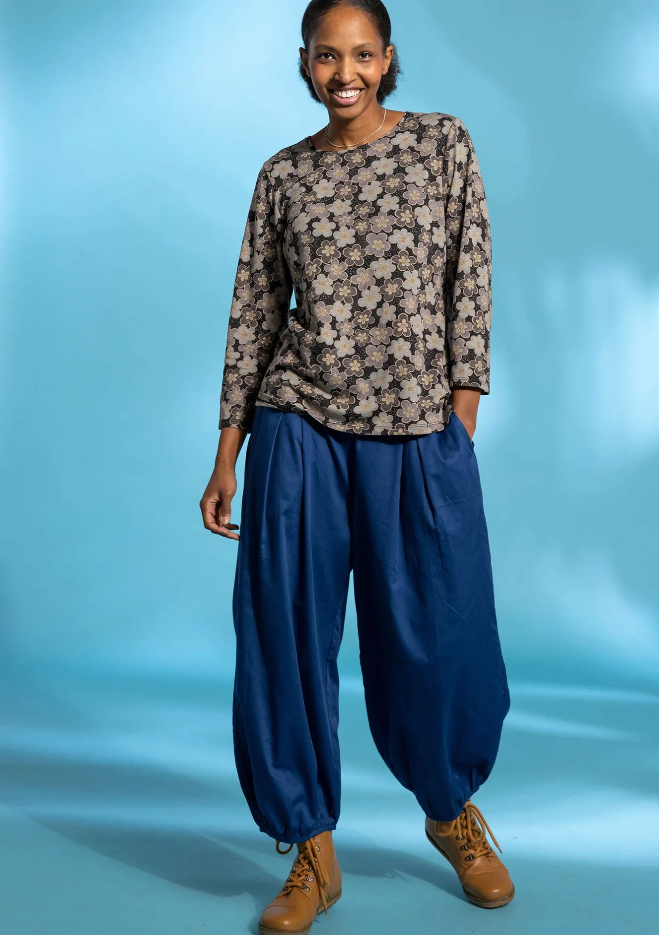 Gudrun Sjödén Top "Mix" i ekologisk bomull/modal