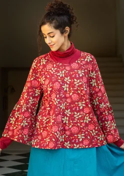 Gudrun Sjödén Top "Nyponros" i ekologisk bomull/modal