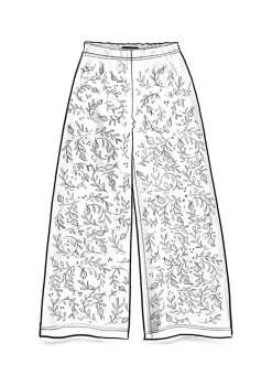 Gudrun Sjödén Trikåbyxa "Aurora" i ekologisk bomull/modal/elastan