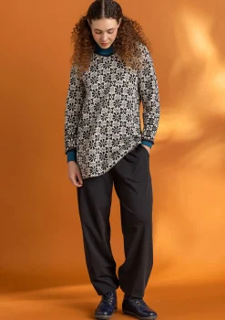 Gudrun Sjödén Trikåbyxa i ekologisk bomull/elastan