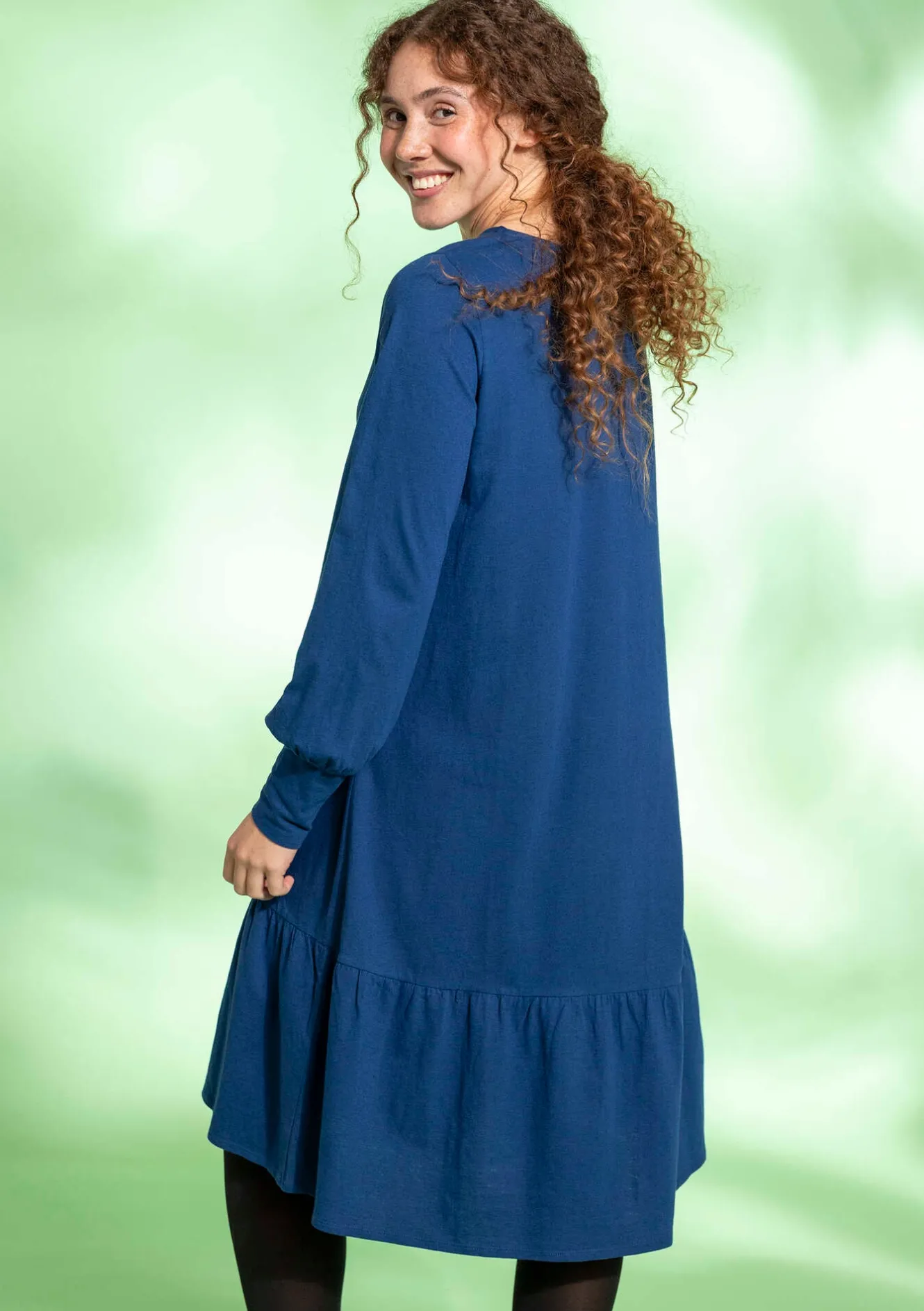 Gudrun Sjödén Trikåklänning i ekologisk bomull/lin