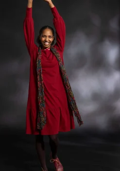 Gudrun Sjödén Trikåklänning i ekologisk bomull/lin