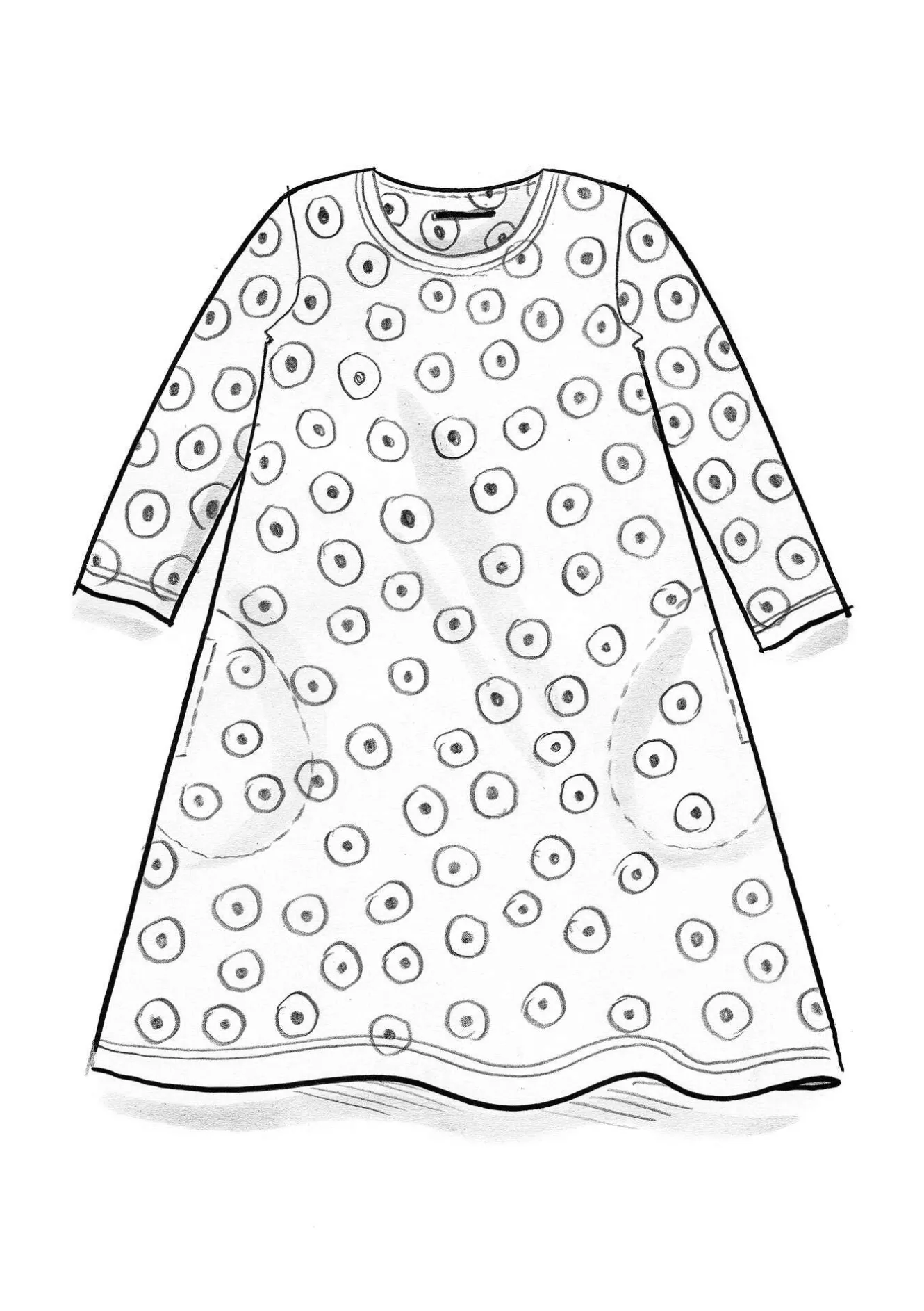 Gudrun Sjödén Trikåklänning "Nicole" i ekologisk bomull/modal