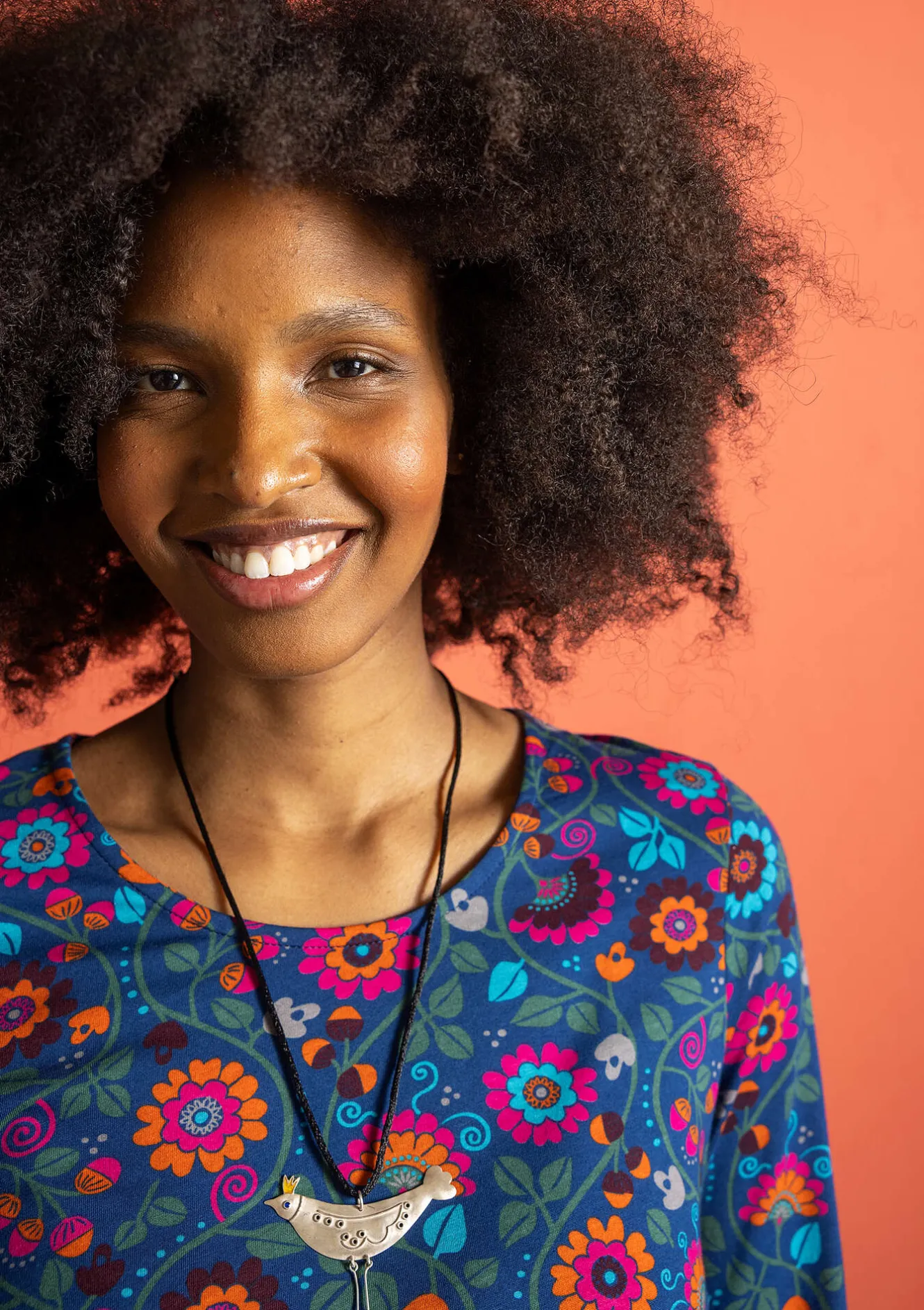 Gudrun Sjödén Trikåklänning "Rupangi" i ekologisk bomull