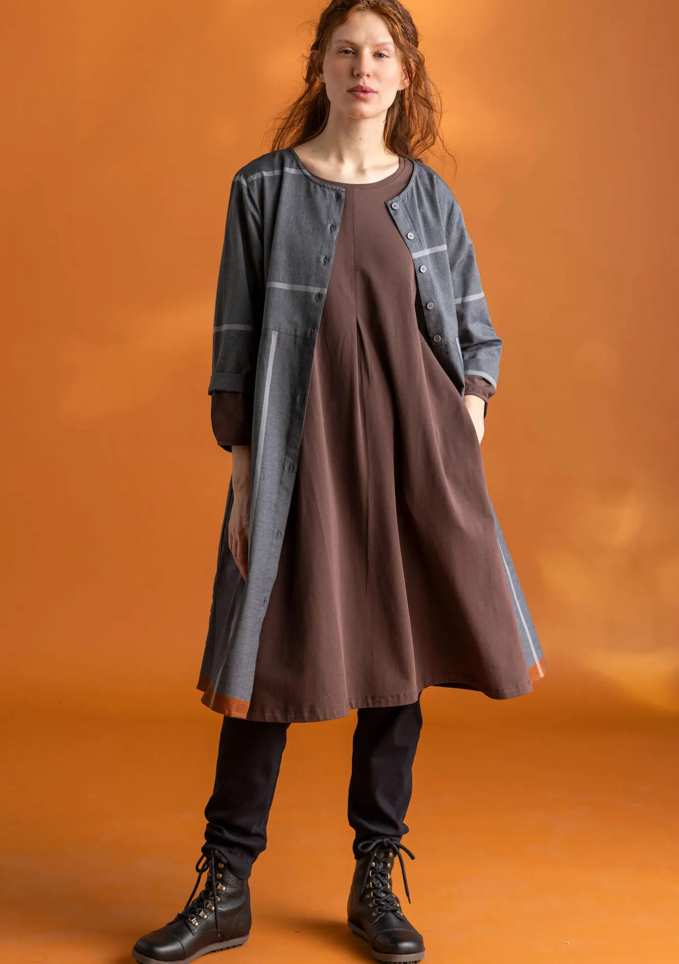 Gudrun Sjödén Trikåleggings i ekologisk bomullsrib