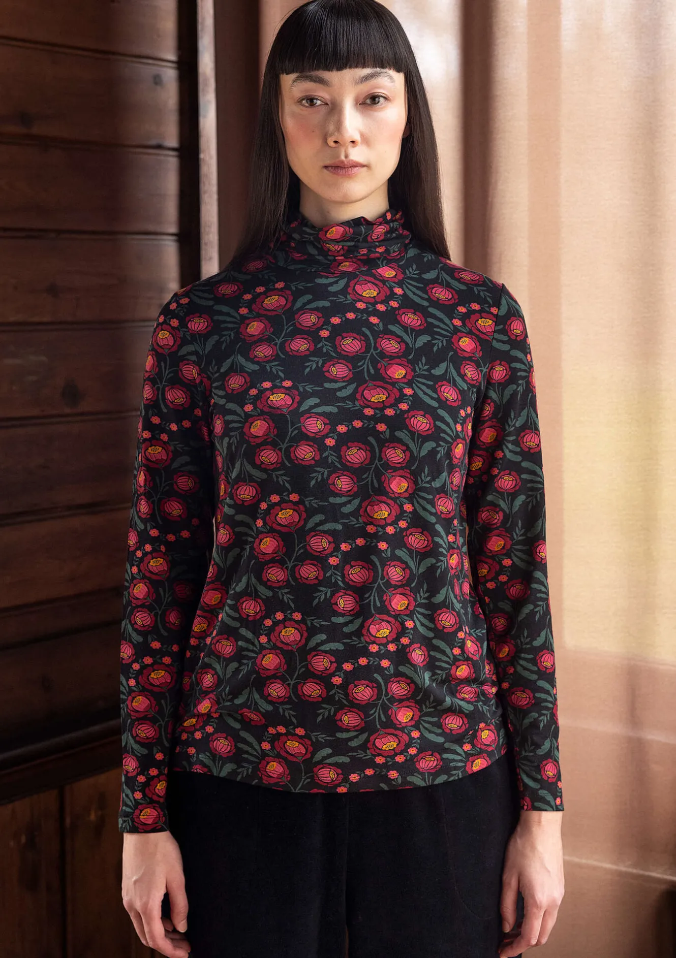 Gudrun Sjödén Trikåpolo "Dagny" i lyocell/elastan