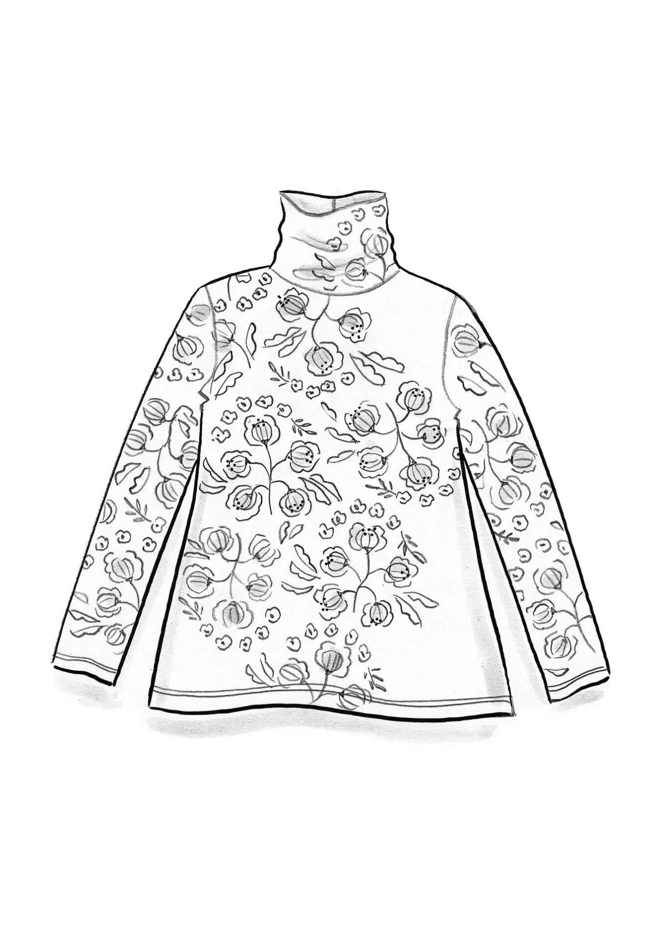 Gudrun Sjödén Trikåpolo "Dagny" i lyocell/elastan