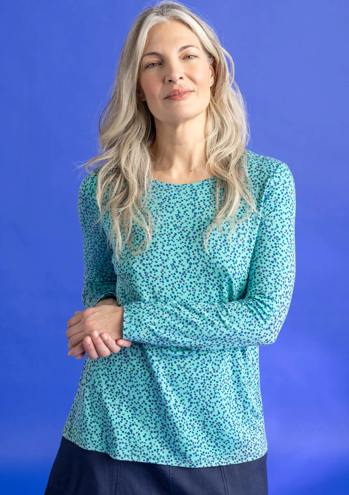 Gudrun Sjödén Trikåtop "Helga" i lyocell/elastan