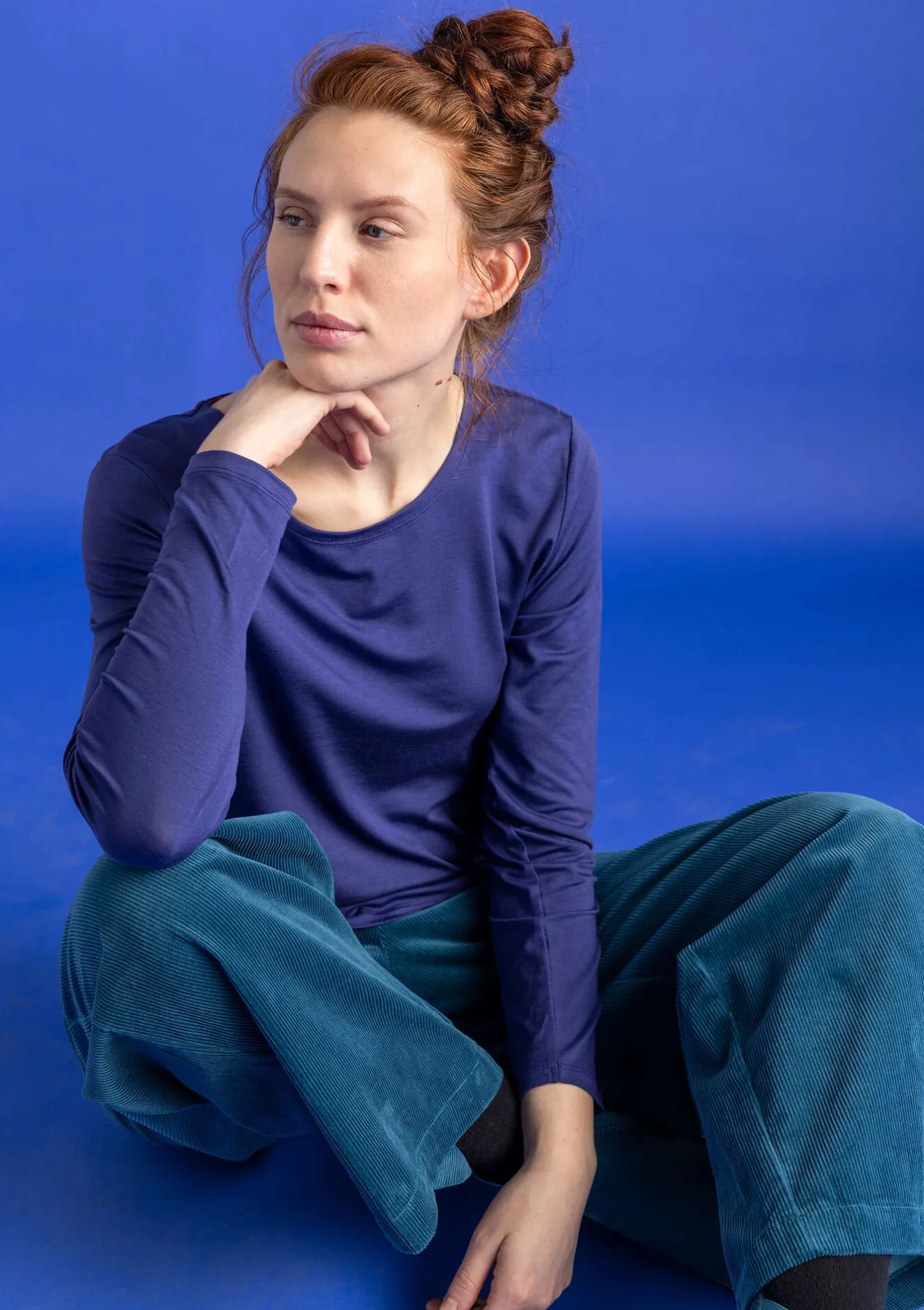 Gudrun Sjödén Trikåtop "Helga" i lyocell/elastan