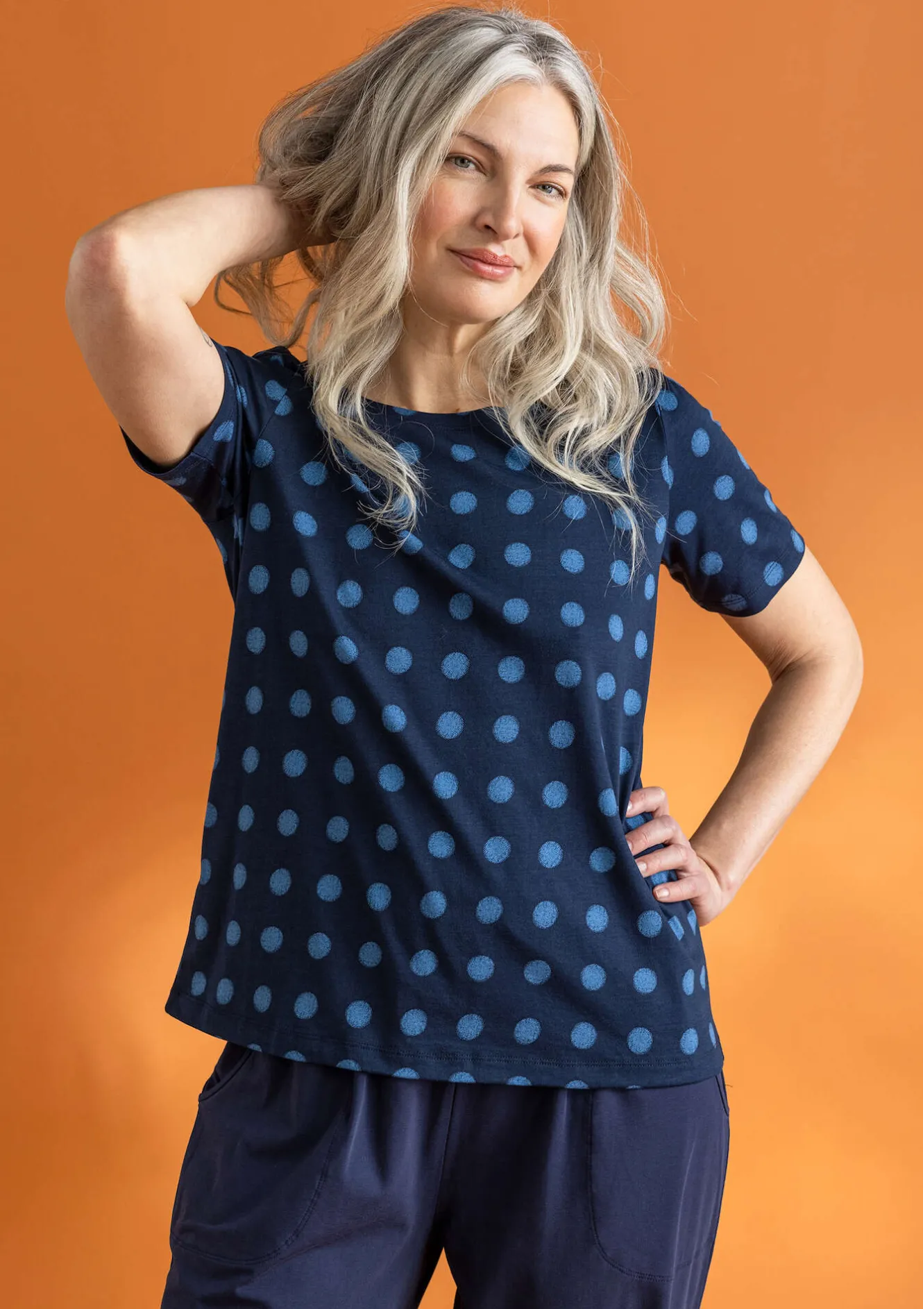 Gudrun Sjödén Trikåtop "Tyra" i ekologisk bomull/modal