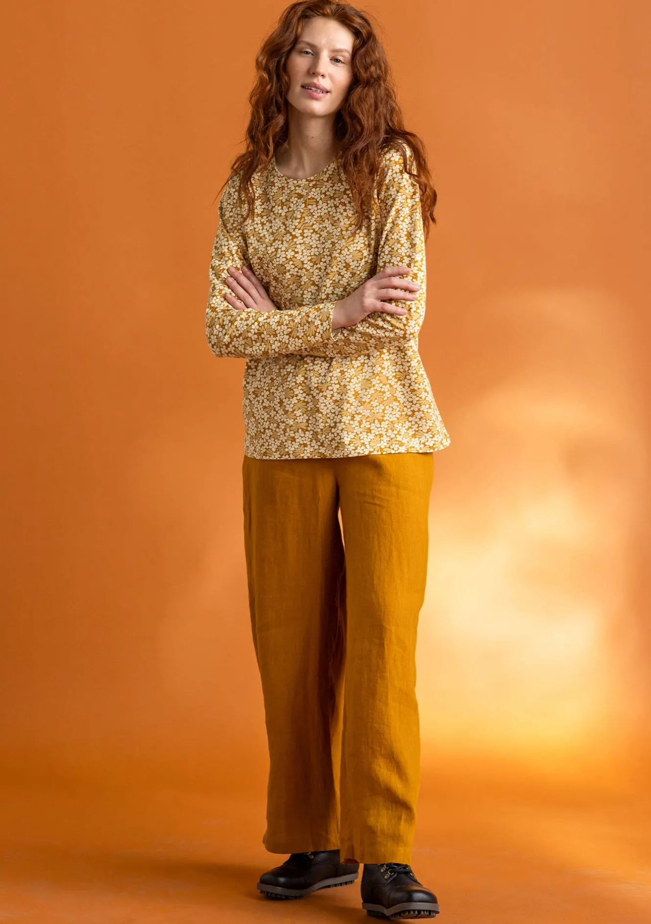 Gudrun Sjödén Trikåtop "Ylva" i ekologisk bomull/elastan