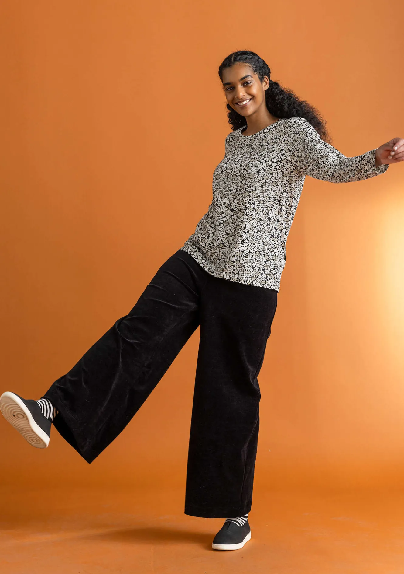 Gudrun Sjödén Trikåtop "Ylva" i ekologisk bomull/elastan