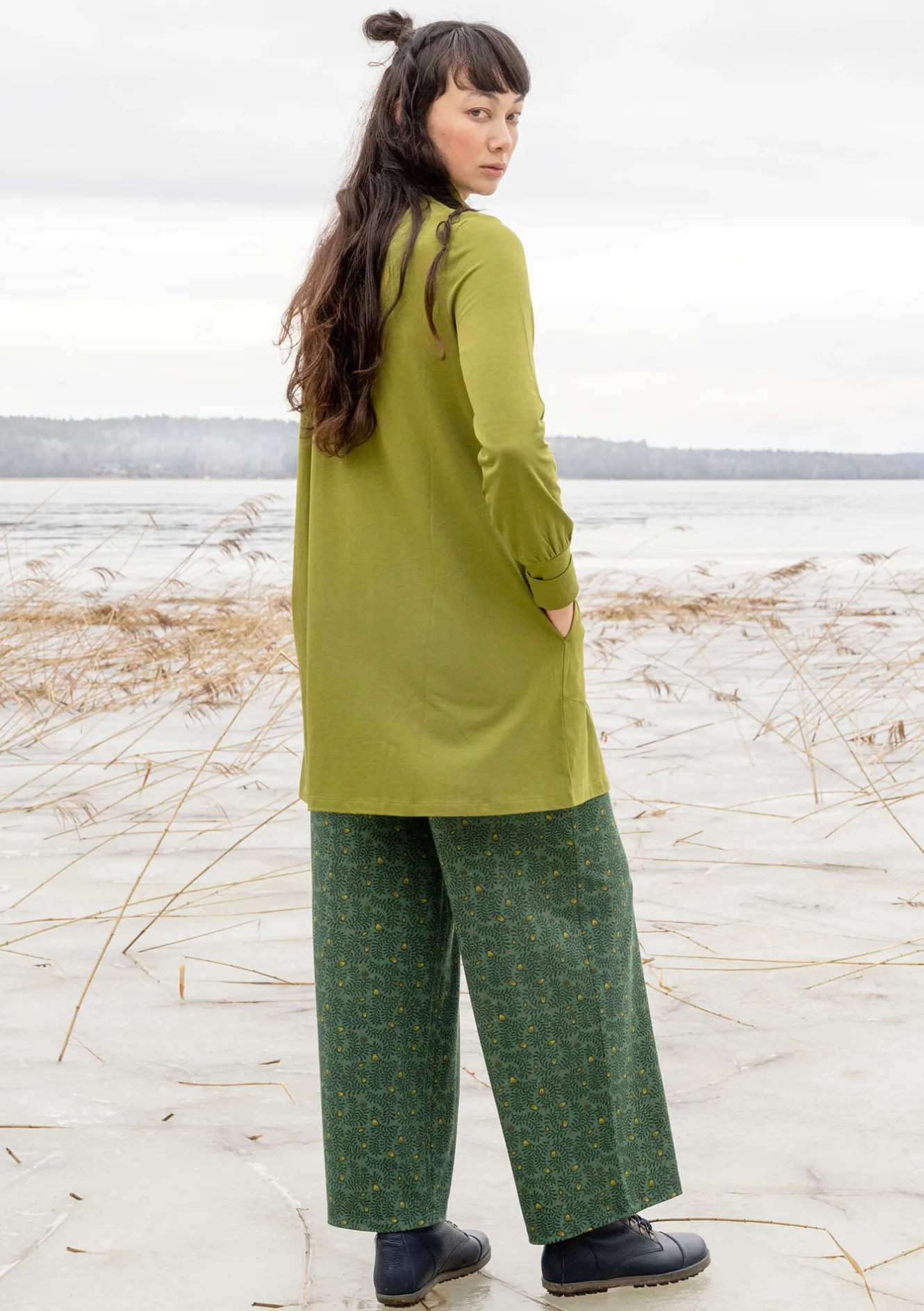 Gudrun Sjödén Trikåtunika i ekologisk bomull/modal/elastan