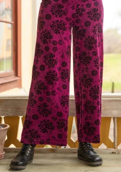 Gudrun Sjödén Velourbyxa "Selma" i ekologisk bomull/återvunnen polyester