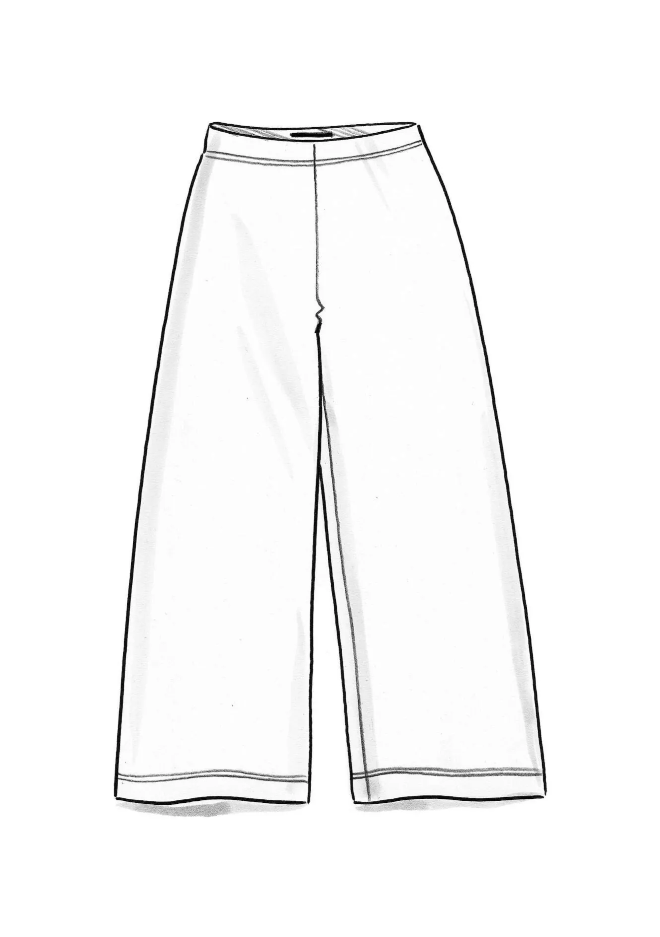 Gudrun Sjödén Velourbyxor i ekologisk bomull/återvunnen polyester