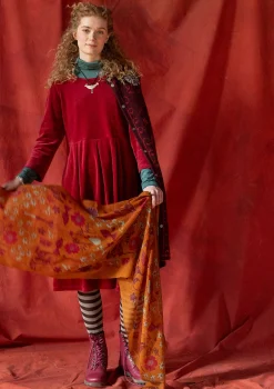 Gudrun Sjödén Velourklänning "Fyrverkeri" i ekologisk bomull/återvunnen polyester