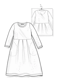 Gudrun Sjödén Velourklänning