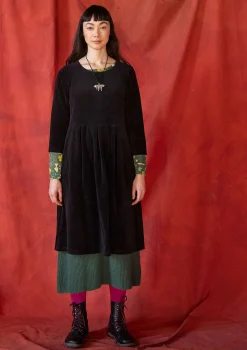 Gudrun Sjödén Velourklänning "Fyrverkeri" i ekologisk bomull/återvunnen polyester