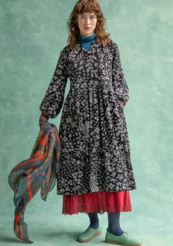 Gudrun Sjödén Velourklänning "Katla" i ekologisk bomull/återvunnen polyester